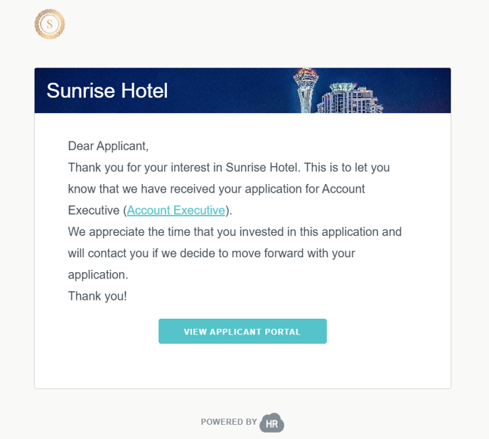 Snip - Thank you for your application - Account Executive - amosic@hrcloud.com - HR Cloud Inc.